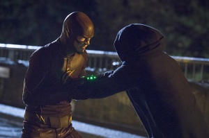Grant Gustin as the Flash and Andrew Mientus as Hartley Rathaway/Pied Piper